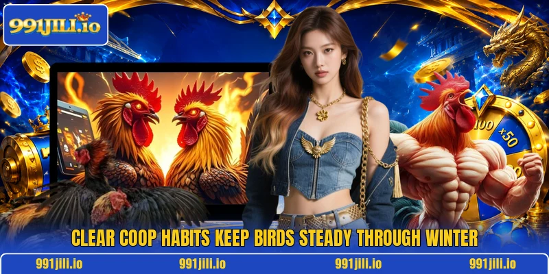 Clear coop habits keep birds steady through winter Clear coop habits keep birds steady through winter