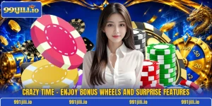 Crazy Time – Enjoy Bonus Wheels And Surprise Features