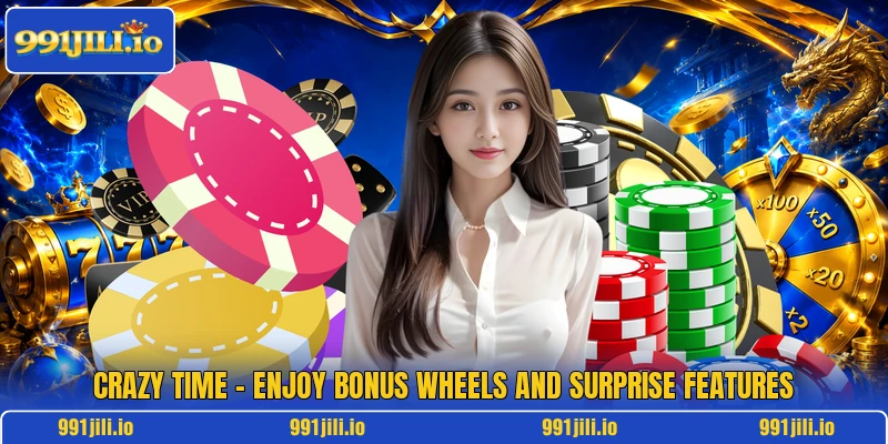 Crazy Time – Enjoy Bonus Wheels And Surprise Features