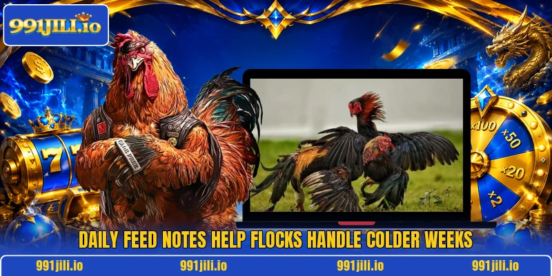 Daily feed notes help flocks handle colder weeks Daily feed notes help flocks handle colder weeks