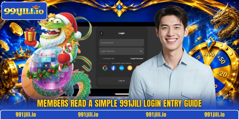 Members read a simple 991JILI login entry guide