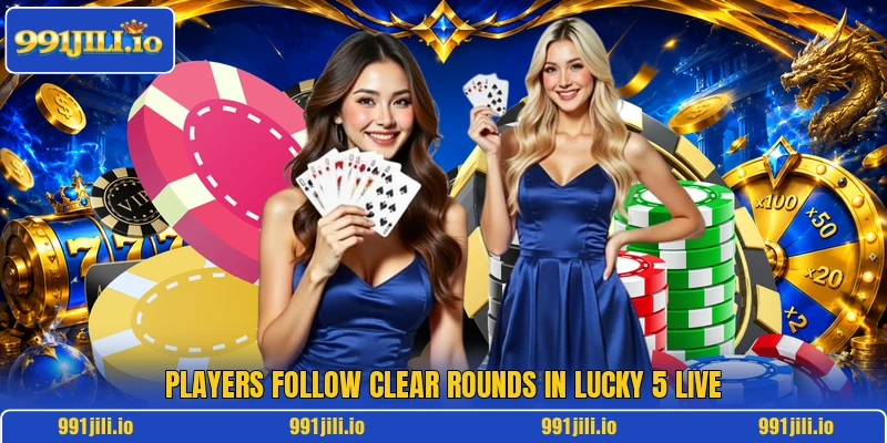 Players follow clear rounds in Lucky 5 Live