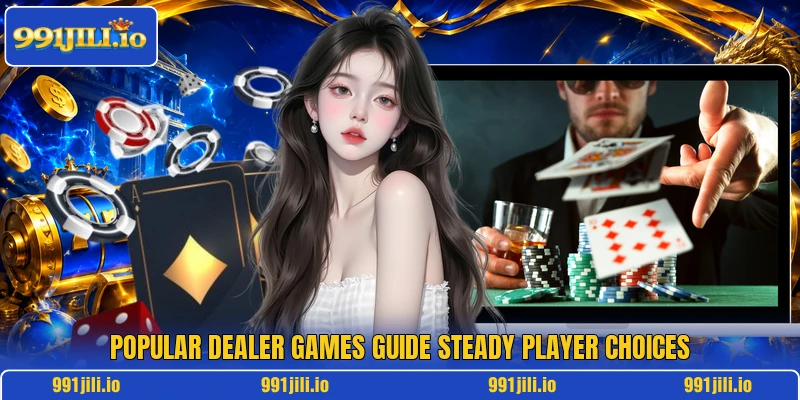 Popular dealer games guide steady player choices