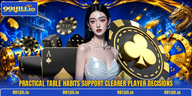 Practical table habits support clearer player decisions