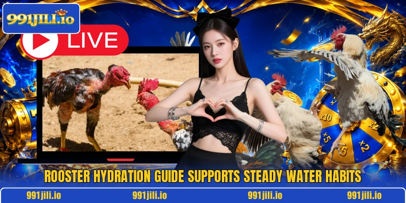 Rooster hydration guide supports steady water habits
