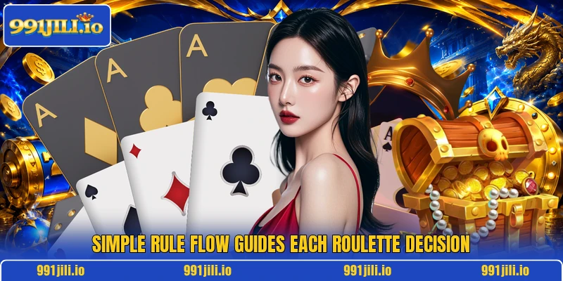 Simple rule flow guides each roulette decision
