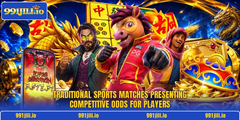 Traditional sports matches presenting competitive odds for players